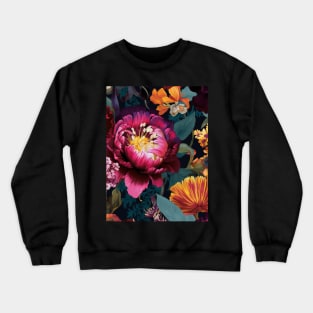 Colorful Flower Pattern V16 Crewneck Sweatshirt